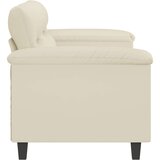 vidaXL Dvosed krem 140 cm umetno usnje | Shoptok.si
