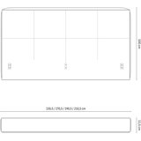 Micadoni Bež podstavljeno uzglavlje 210,5x100 cm Darren – | shoptok.hr