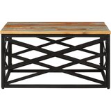 Furnova Klubska mizica 68x68x35 cm trden predelan les, (21915154) | Shoptok.si