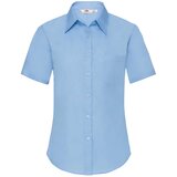 Fruit Of The Loom Blue Poplin Shirt With Short Sleeves Cijene