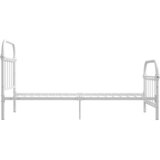  Okvir za krevet bijeli metalni 100 x 200 cm | shoptok.hr