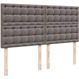  Krevet s oprugama i madracem sivi 180 x 200 cm od umjetne kože | shoptok.hr