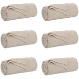  Pokrivači za bacanje 6 kom. Bež 270 x 240 cm 5.08 kg Runo | shoptok.hr