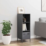 vidaXL Visoka komoda antracit 35x39x103,5 cm od čelika | shoptok.hr