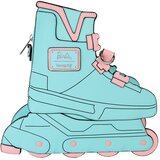 Loungefly torba preko ramena Barbie Skate, 22,9 x 22,9 cm | shoptok.hr