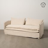 Ixia Kremno bela lanena sedežna garnitura 210 cm – | Shoptok.si
