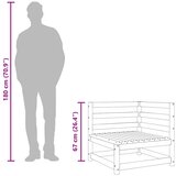  Kutne vrtne sofe 2 kom 70 x 70 x 67 cm masivno drvo duglazije | shoptok.hr