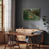 Slika - Henri Rousseau – Le Lion ayant faim se jette sur l\'Antilope 60x40 U prirodnom drvenom okviru | shoptok.hr