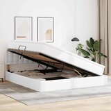  Postelja s shranjevanjem Bela 180 x 200 cm Umjetno usnje, (5000104982) | Shoptok.si
