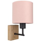 Brilagi Zidna lampa BOBO WOOD 1xE27/25W/230V hrast/crna/roze u