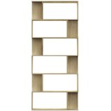 Ormarić za knjige / pregrada boja hrasta 80x24x192 cm iverica | shoptok.hr