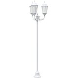  Vrtno svjetlo Bijelo 57 x 49 x 241 cm Aluminij i staklo | shoptok.hr