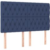  Krevet s oprugama i madracem plavi 140 x 190 cm od tkanine | shoptok.hr