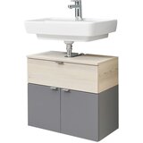 Pelipal Siva/v naravni barvi stenska omarica brez umivalnika v borovem dekorju 53x60 cm Quickset 394 – | Shoptok.si
