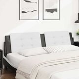 vidaXL Jastuk za uzglavlje bijelo-crni 200 cm od umjetne kože | shoptok.hr