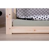 MID.YOU Postelja S Predalom Soccer, Pravi Les, 90x200cm | Shoptok.si