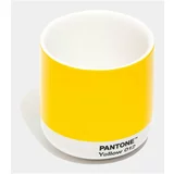 Pantone Žuta keramička termo šalica Cortado, 175 ml