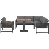 Mömax Loungegarnitur Washington Grau/naturfarben, 4-Teilig | Shoptok.si