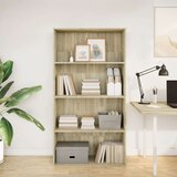 vidaXL Regal za knjige boja hrasta 80x30x152 cm od konstruiranog drva | shoptok.hr