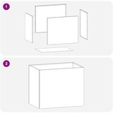  Vrtna saksija 2 kom. Srebrna 60 x 40 x 50 cm Nehrđajući čelik | shoptok.hr