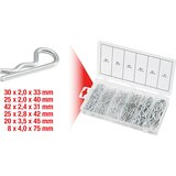Ks Tools Ponudba vzmetnih razcepk, 150 kosov, 1,8 x 33 - 3,9 x 75 mm | Shoptok.si