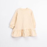 VAUVA Dečija haljina od pamucnog trikotaza - Pesak / 3 godine | Eponuda.com