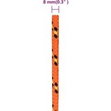  Brodski konop narančasti 8 mm 50 m od polipropilena | shoptok.hr