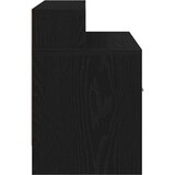 vidaXL Nočna omarica z predalom črna hrast 51x31x47 cm | Shoptok.si