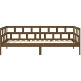  Dnevni ležaj od masivne borovine smeđa boja meda 80 x 200 cm | shoptok.hr