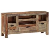 vidaXL Komoda siva 100 x 30 x 50 cm od masivnog drva šišama | shoptok.hr