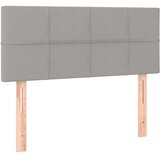 Box spring krevet s madracem svjetlosivi 90x190 cm baršunasti | shoptok.hr