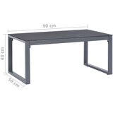  Stolić za kavu 90 x 50 x 40 cm aluminijski | shoptok.hr