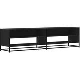 TV ormarić crni 180,5x40x46 cm izrađeno drvo | shoptok.hr