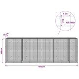 Gabion s žicom debljine 3 5 mm i mrežom 5x5 cm 450x50x150 cm - 50 cm 150 cm 450 cm | shoptok.hr
