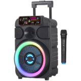  Zvučnik Gigatech BSK-510 (FM/USB/TF/bluetooth) 8″ karaoke s wireless mikrofonom | Eponuda.ba