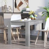  Blagovaonski stol sivi hrast 140x74,5x76 cm konstruirano drvo | shoptok.hr