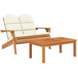  5-dijelna vrtna garnitura Adirondack od masivnog drva bagrema | shoptok.hr