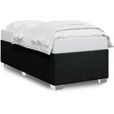 Furnova posteljni okvir brez vzmetnice Črna 80x200cm Tkanina, (21944266) | Shoptok.si