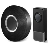  Komplet 2x bežičnih zvona za utičnicu 230V, 1xA23, IP55, crne boje | Eponuda.com