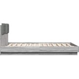  Okvir kreveta s uzglavljem LED boja hrasta sonome 150 x 200 cm | Eponuda.com
