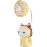 Dardanar risani prenosni ventilator z nočno lučko, zložljiv majhen zložljiv ventilator z baterijskim napajanjem usb, (21198532) Cene