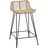 Barska stolica 2 pcs Prirodna 44 x 45 x 76 cm Ratan i Čelik | shoptok.hr