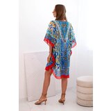 Kesi Włoski Women's beach poncho with V-neckline denim | shoptok.hr