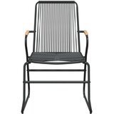  Vrtne stolice 4 kom crne 58 x 59 x 85,5 cm od PVC ratana | shoptok.hr