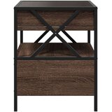 vidaXL Stolić s beskonačnim LED svjetlima boja hrasta 40 x 40 x 51 cm | shoptok.hr