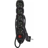Emos PC1521R Schuko razvodni nastavak, 5 utičnica, 1,5m | shoptok.hr