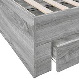 vidaXL okvir za krevet s ladicama boja hrasta 100x200 cm drveni | shoptok.hr