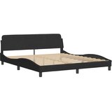  Krevet s madracem crni 180x200 cm baršunasti | shoptok.hr