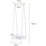 YAMAZAKI Belo kovinsko stojalo za oblačila Tower – | Shoptok.si