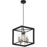 Vidik 22019 VISILICA 4xE14 METAL CRNA RETRO | shoptok.hr